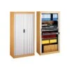 System Storage Tambour Door Cupboards -Office Furniture 002356