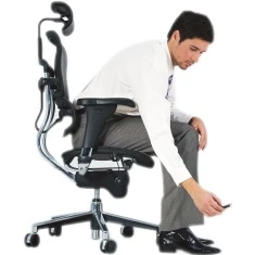 Ergohuman Elite Leather Office Chairs (With Headrest) 9 Ergohuman Elite Leather Office Chairs (With Headrest) - Image 7