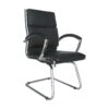 Formosa Enviro Leather Cantilever Chair Black 2 Formosa Enviro Leather Cantilever Chair Black -Office Furniture 008087
