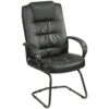 Acadia Enviro Leather Cantilever Chair -Office Furniture 008141