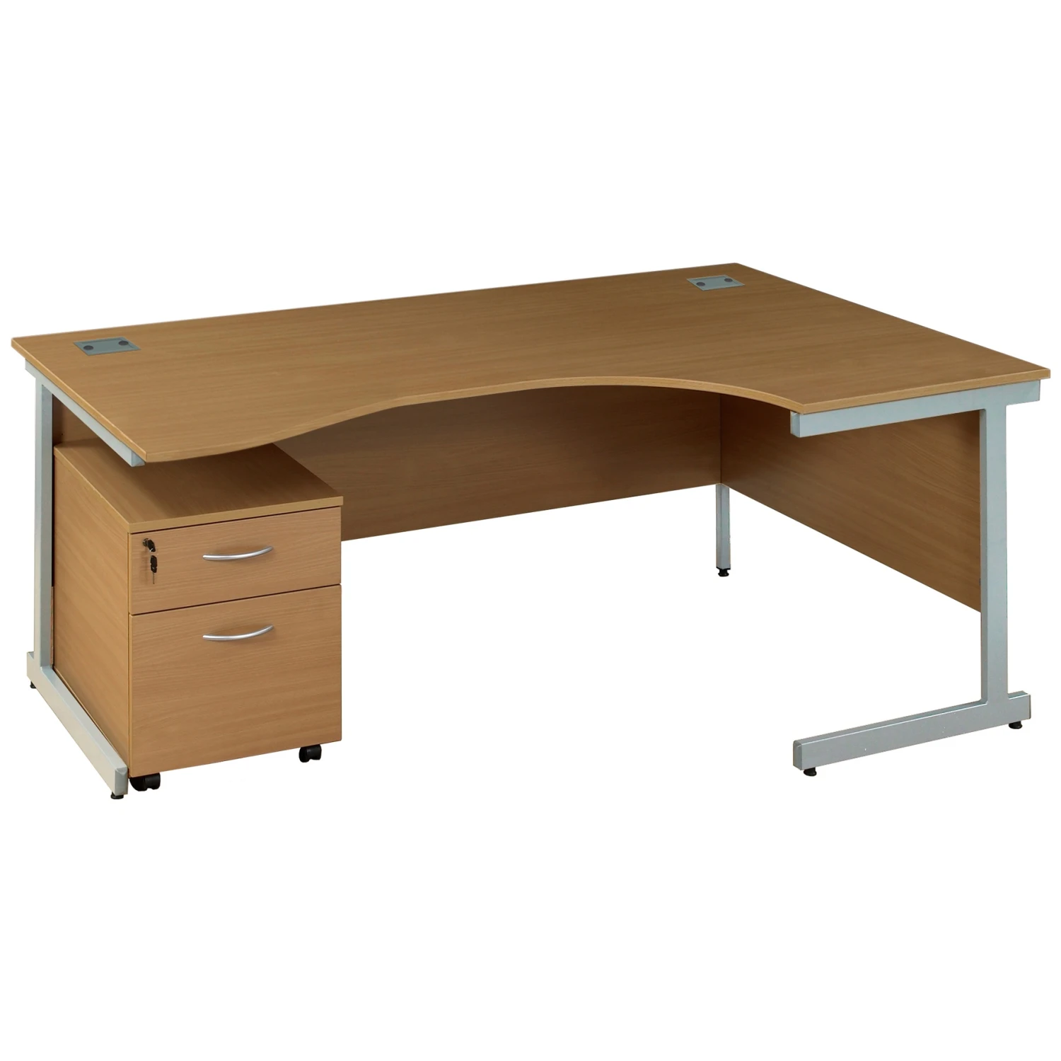 NEXT DAY Solar Ergonomic Cantilever Desks With Mobile Pedestal 4 NEXT DAY Solar Ergonomic Cantilever Desks With Mobile Pedestal - Image 2