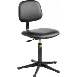 Static Dissipative Vinyl Chair With Glides