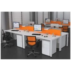 Presence Rectangular Combination Desks -Office Furniture 015654