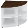 Presence Desk High Corner Bookcase 1 Presence Desk High Corner Bookcase -Office Furniture 015971