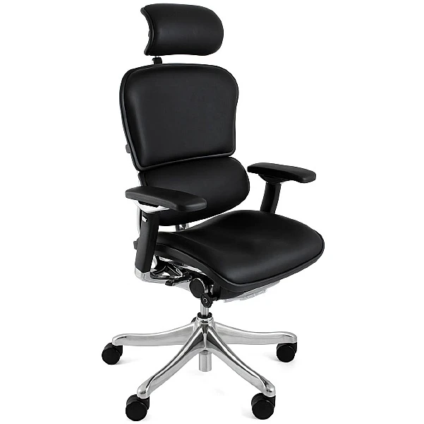 Ergohuman Plus Luxury Leather Office Chair (With Headrest) 3 Ergohuman Plus Luxury Leather Office Chair (With Headrest)