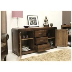 Hampshire Solid Walnut Large Sideboard -Office Furniture 020295