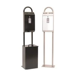 Stand Mounted Cigarette Bin