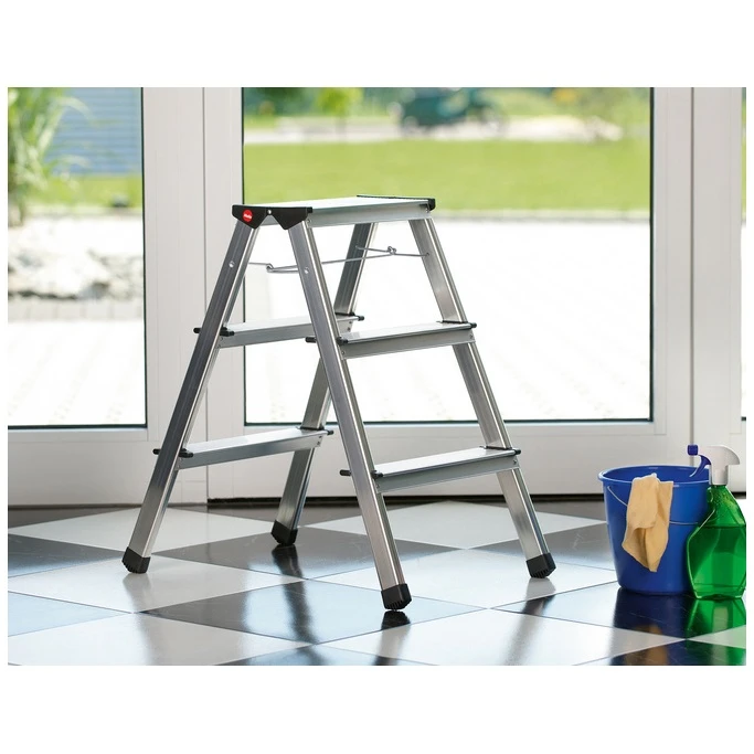 Hailo L90 Stepke Aluminium Folding Steps 4 Hailo L90 Stepke Aluminium Folding Steps - Image 2