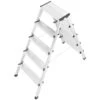 Hailo L90 Double Sided Aluminium Safety Ladders -Office Furniture 023538