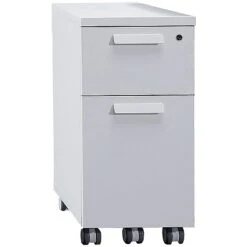 DNA Narrow Mobile 2 Drawer Pedestal