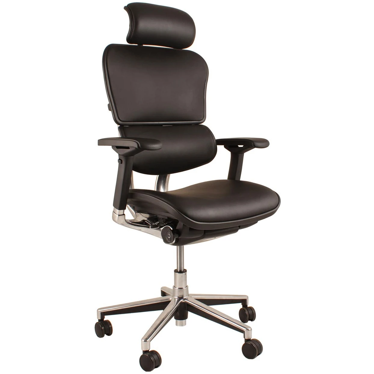 Ergohuman Elite Leather Office Chairs (With Headrest) 3 Ergohuman Elite Leather Office Chairs (With Headrest)