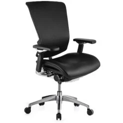 Nefil Ergonomic Leather Office Chair (Without Headrest)