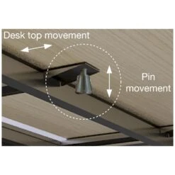 Elite Linnea Double Bench Desk Locking Pin -Office Furniture 031826