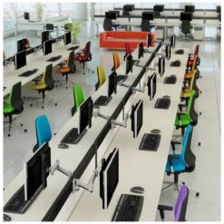 Elite Linnea Compact Double Bench Rectangular Desk Add On -Office Furniture 033187