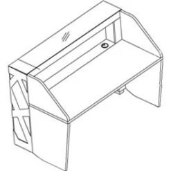 Horizons Reception Desk -Office Furniture 034433