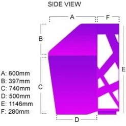 Horizons Reception Desk -Office Furniture 034443