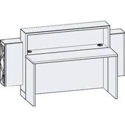 Minerals Duo Reception Desk -Office Furniture 034680