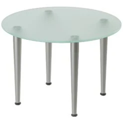 Pledge Nova Round Glass Coffee Table