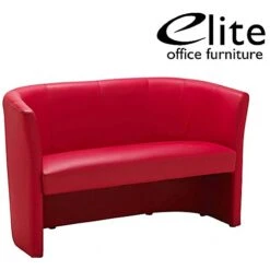 Elite Nero Two Seater Tub Chair -Office Furniture 037675