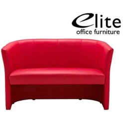 Elite Nero Two Seater Tub Chair -Office Furniture 037676
