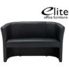 Elite Nero Two Seater Tub Chair -Office Furniture 037678