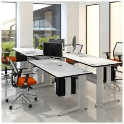 Elite Kassini Height Adjustable 120 Degree Desks -Office Furniture 038353