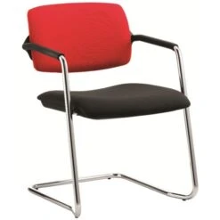 Alina Upholstered Cantilever Conference Chair