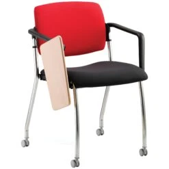 Alina 4 Leg Writing Tablet Chair -Office Furniture 044823