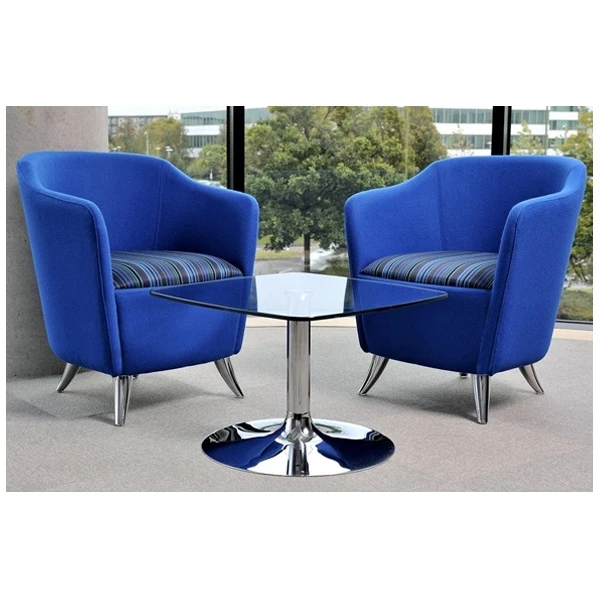 Solace Tub Chair With Polished Chrome Legs 4 Solace Tub Chair With Polished Chrome Legs - Image 2