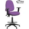 Elite Team Plus High Back Draughtsman Chairs