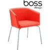 Boss Design Toto Low Back Chrome Tub Chairs -Office Furniture 046669
