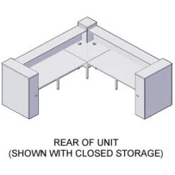 Celsius Corner Reception Desks 7 Celsius Corner Reception Desks -Office Furniture 054258