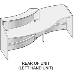 Celsius Wave DDA Reception Desk -Office Furniture 054283
