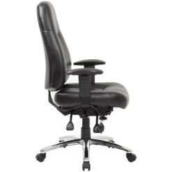 Alpha 24 Hour Leather Task Chair -Office Furniture 055054