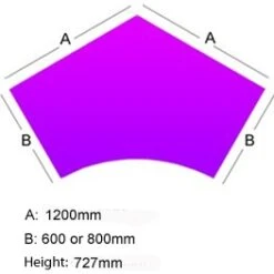 Gresham Script 120° Workstation -Office Furniture 062242