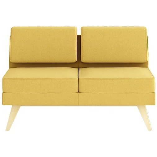 Gresham Alvier Wooden Leg Cushioned Back Sofas 3 Gresham Alvier Wooden Leg Cushioned Back Sofas