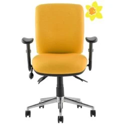 Vital 24Hr Ergonomic Medium Back Chair - Donate To Cancer Charity