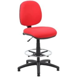 Comfort Fabric Draughtsman Chair -Office Furniture 065648