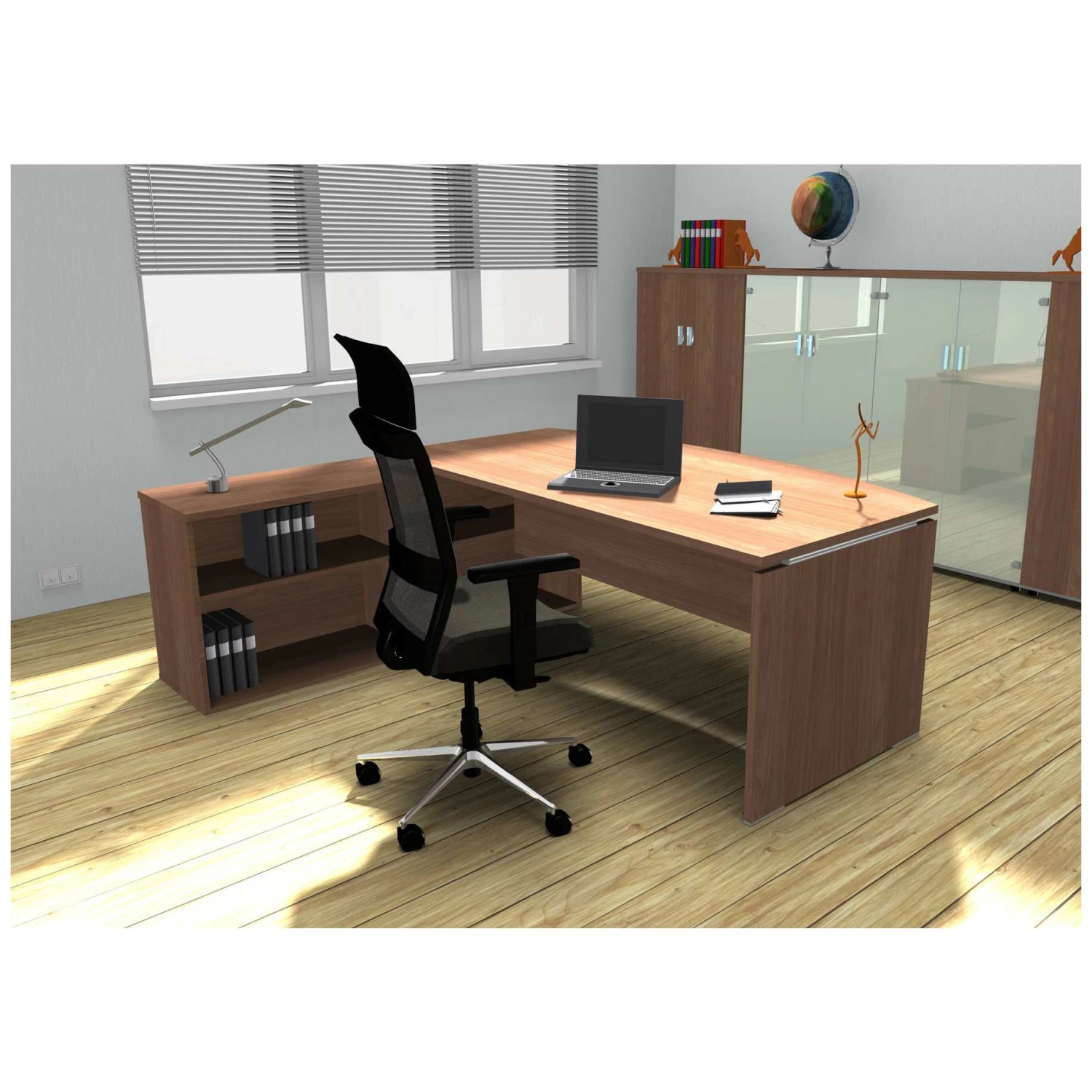 Mokka Executive Curved Desks With Support Return 5 Mokka Executive Curved Desks With Support Return - Image 3
