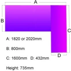 Mokka Executive Rectangular Desks With Support Return -Office Furniture 067342