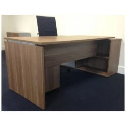 Mokka Executive Curved Desks With Support Return 12 Mokka Executive Curved Desks With Support Return -Office Furniture 067429
