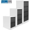 Silverline Two Tone M:Line Filing Cabinets -Office Furniture 068158