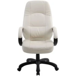 Monza Executive Office Chair Cream -Office Furniture 070255