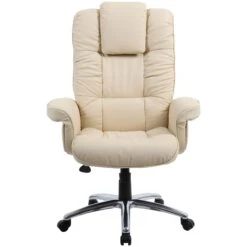 Athens Executive Leather Faced Office Armchair -Office Furniture 070322