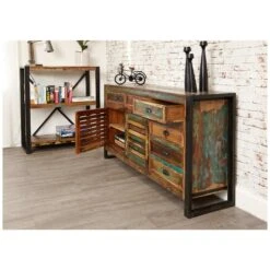 Accrington Reclaimed Wood Large Sideboard -Office Furniture 070491