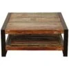 Accrington Reclaimed Wood Square Coffee Table