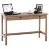Oak Console Laptop Computer Desk 2 Oak Console Laptop Computer Desk -Office Furniture 070642