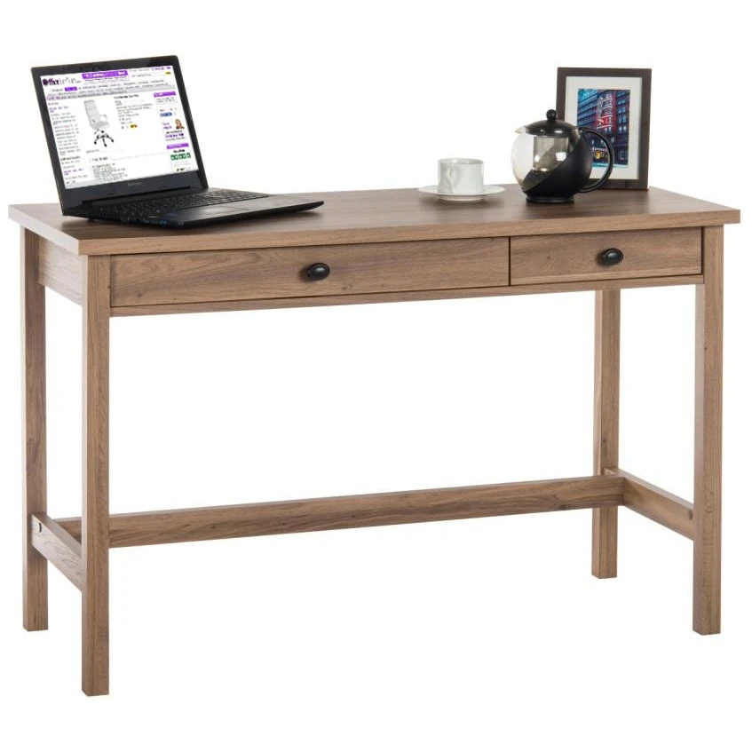 Oak Console Laptop Computer Desk 3 Oak Console Laptop Computer Desk