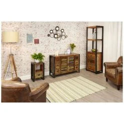 Accrington Reclaimed Wood Sideboard -Office Furniture 070683