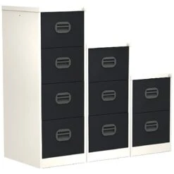 Silverline Two Tone Kontrax Filing Cabinets 9 Silverline Two Tone Kontrax Filing Cabinets -Office Furniture 070756